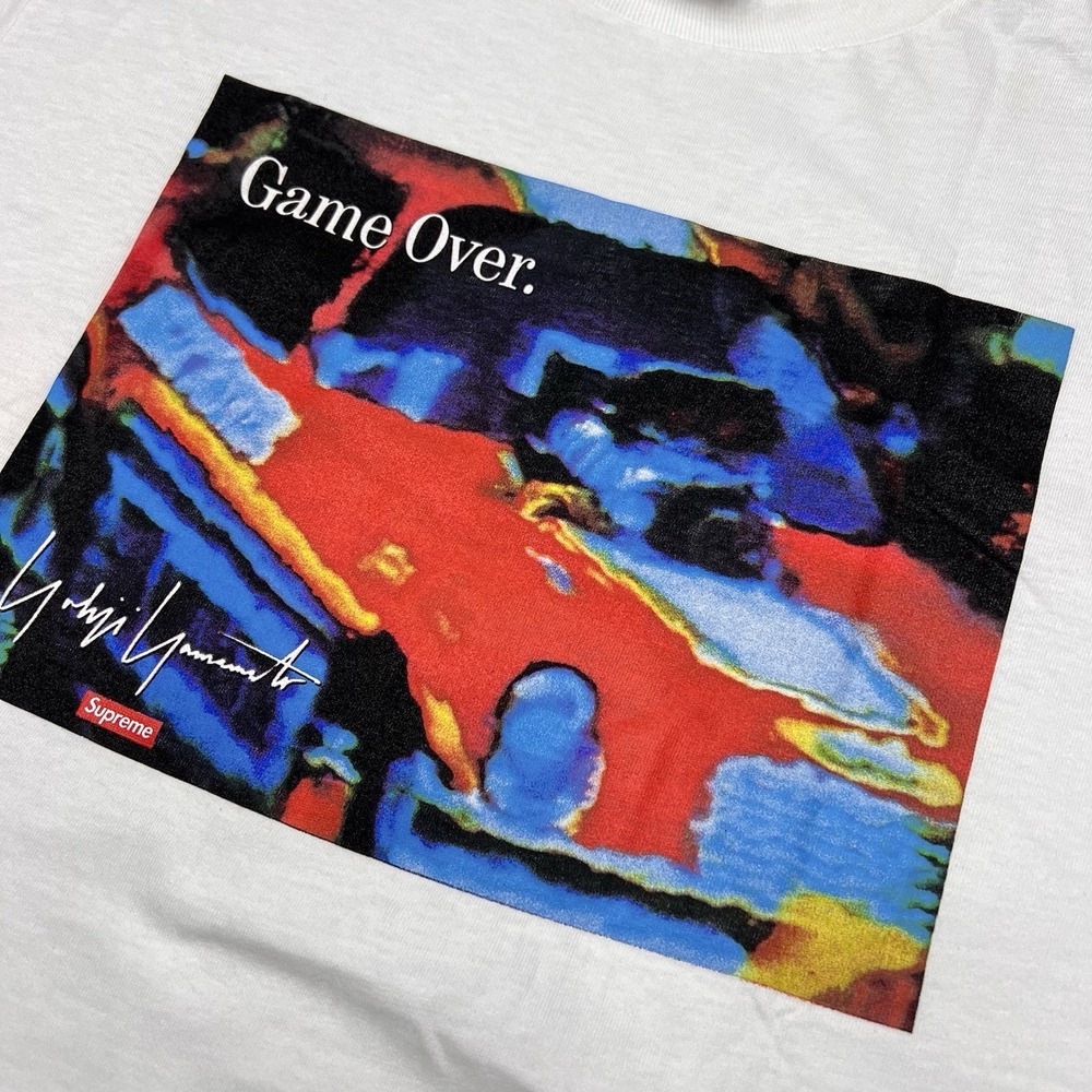 Supreme Yohji Yamamoto Game Over Tee White Size Medium FW20 - Picture 3 of 5